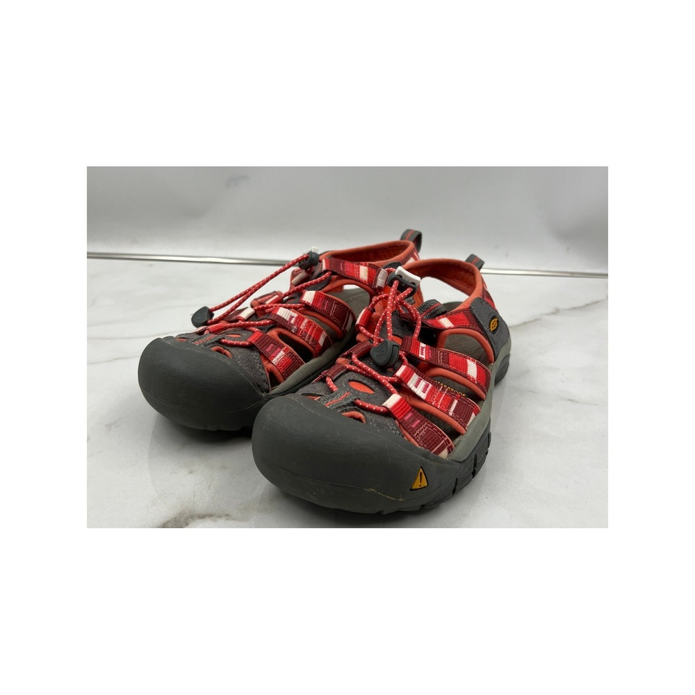 Keen Newport H2 Sandals Womens Sz 7 Red Plaid Hiking Shoes Strappy